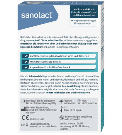 sanotact Cistus Infekt Pastillen 30 St, 60 g