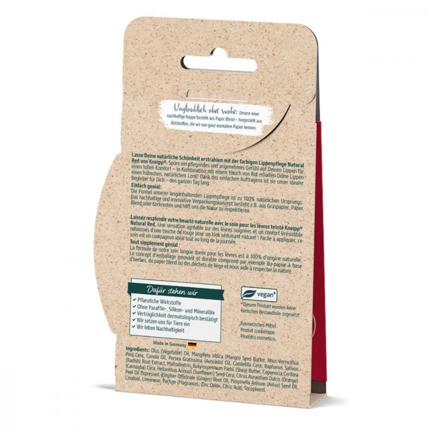 Kneipp Farbige Lippenpflege Natural Red 3.5g