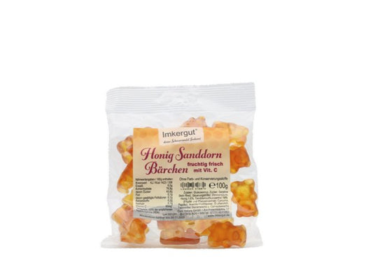 Beekeeper's Honey Sea Buckthorn Bears 100g Bag