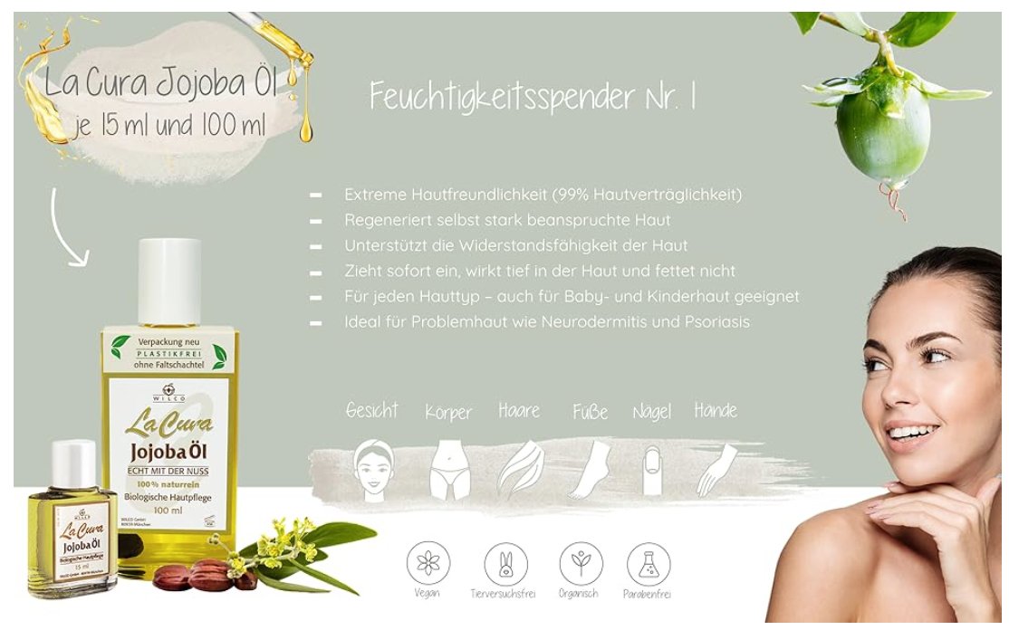 Wilco Natur La Cura Jojoba Öl  100ml