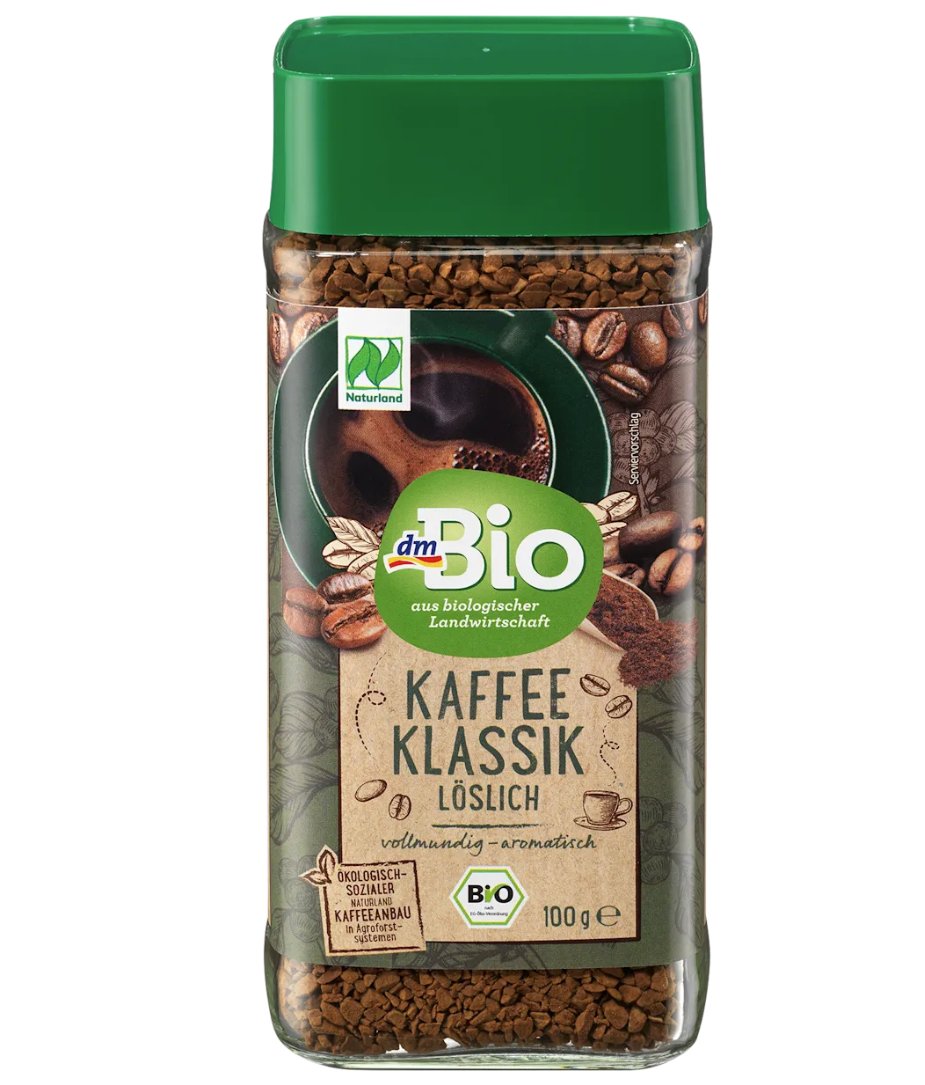 dmBio Kaffee Klassik löslich, 100 g