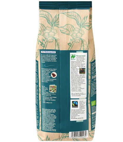 dmBio Caffè Crema de Peru, ganze Bohne, 500 g