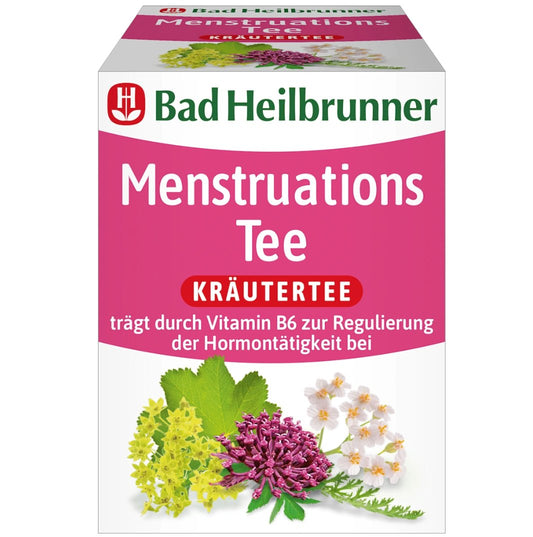 Bad Heilbrunner herbal tea "Menstruation Tea" (8 tea bags), 16 g