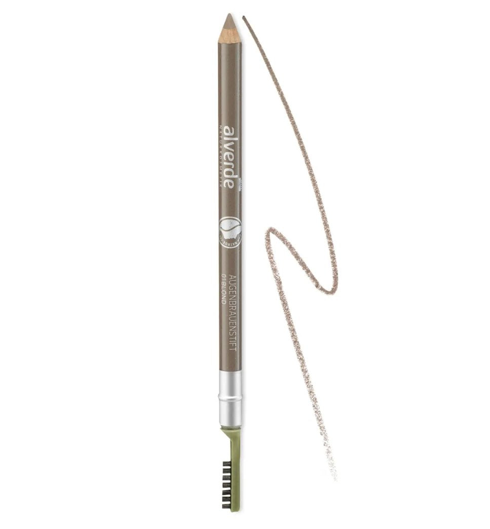 alverde NATURKOSMETIK Augenbrauenstift 01 Blond, 1,1 g