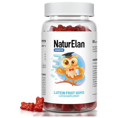 NaturElan Augenvitamine - Lutein Zeaxanthin Hochdosiert Gummibärchen - 60ST