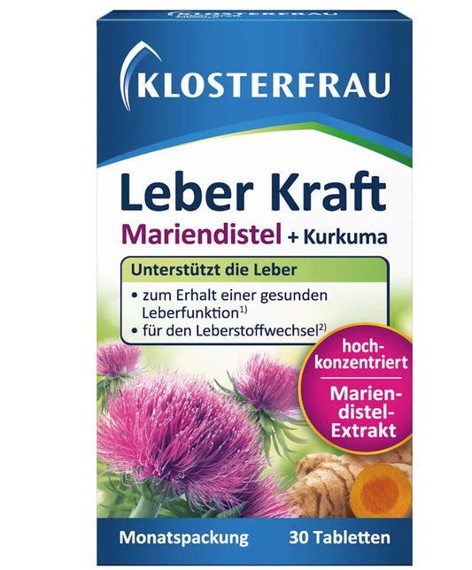 Klosterfrau 德國修女 水飛薊薑黃護肝片 30 片，21.1 克