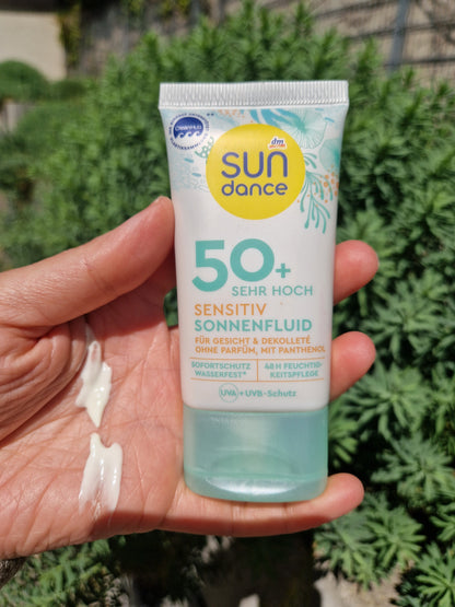 SUNDANCE Sonnenfluid Gesicht sensitiv LSF 50+, 50 ml
