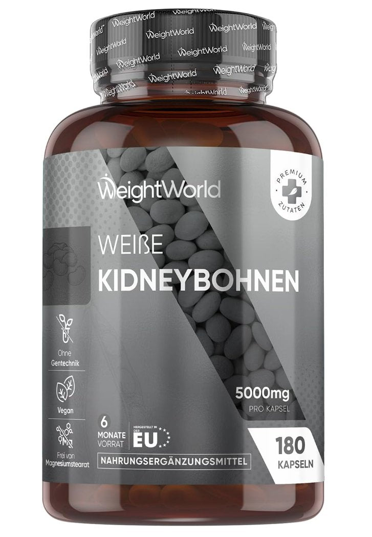 WeightWorld Weiße Kidneybohnen Extrakt 180 Kapseln