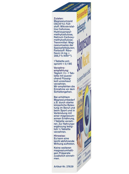 tetesept Magnesium 500 Nacht Tab 30St
