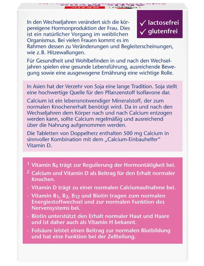Doppelherz Aktiv-Meno soy isoflavones + calcium + vitamin D3 tablets 30 pieces, 52.1 g