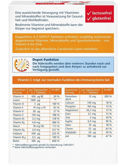Doppelherz aktiv A - Z Complete Depot Tabletten, 120 Stk.