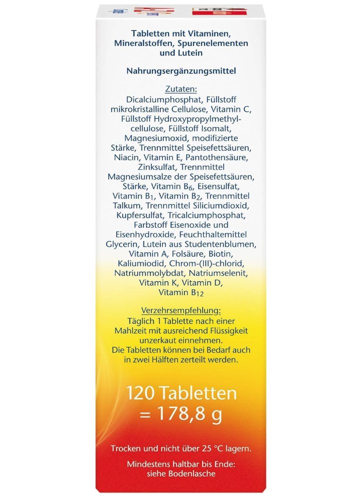 Doppelherz aktiv A - Z Complete Depot Tabletten, 120 Stk.
