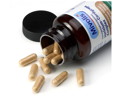 Mivolis 猴頭菇 冬蟲夏草複合膠囊，45 克