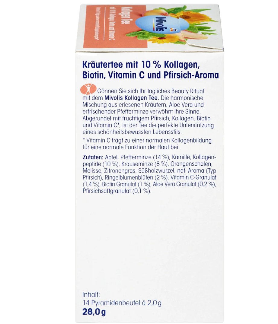 Mivolis Kräutertee, Kollagen Tee (14 Beutel), 28 g
