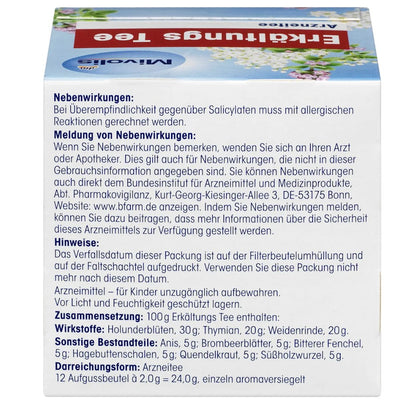 Mivolis Arzneitee, Erkältungs Tee (12 Beutel), 24 g