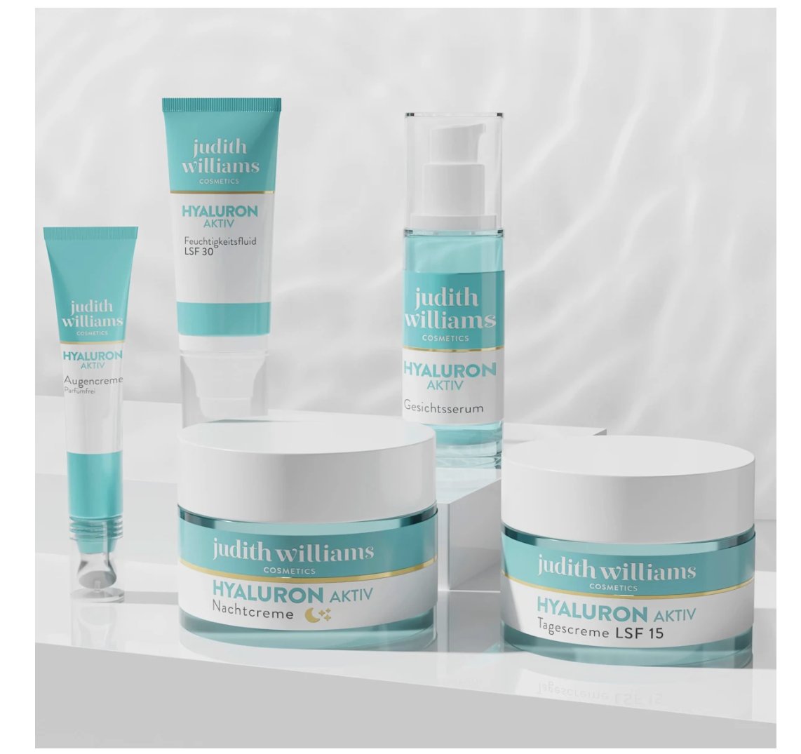 Judith Williams Augencreme Hyaluron Aktiv, 15 g