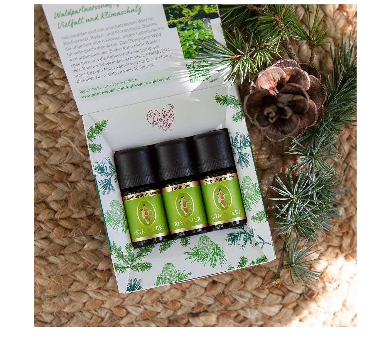 Primavera Set Duftende Waldkraft 3*5ml