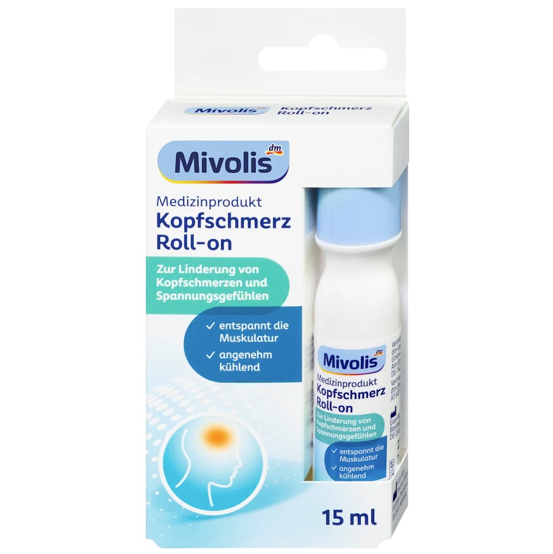Mivolis Kopfschmerz Roll-on, 15 ml