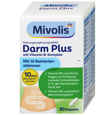 Mivolis Darm Plus Kapseln 30 St, 15 g