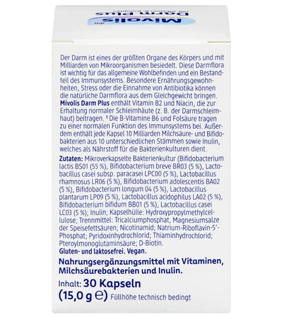Mivolis Darm Plus Kapseln 30 St, 15 g