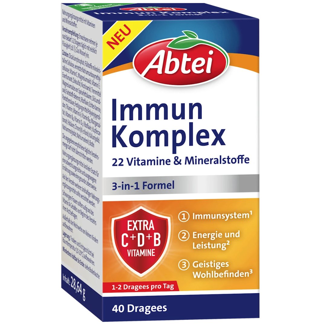 Abtei 免疫 綜合錠 40 錠 ，28.64 克