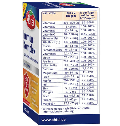 Abtei 免疫 綜合錠 40 錠 ，28.64 克