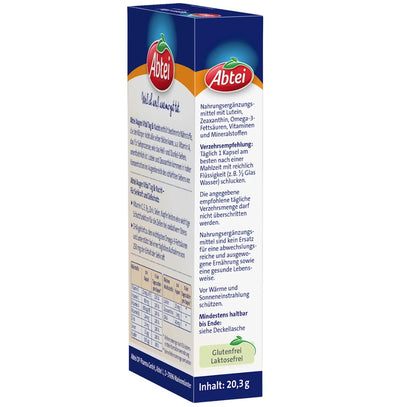 Abtei Augen Vital Mit Vitamin A, Zink und DHA, 30 Kapseln