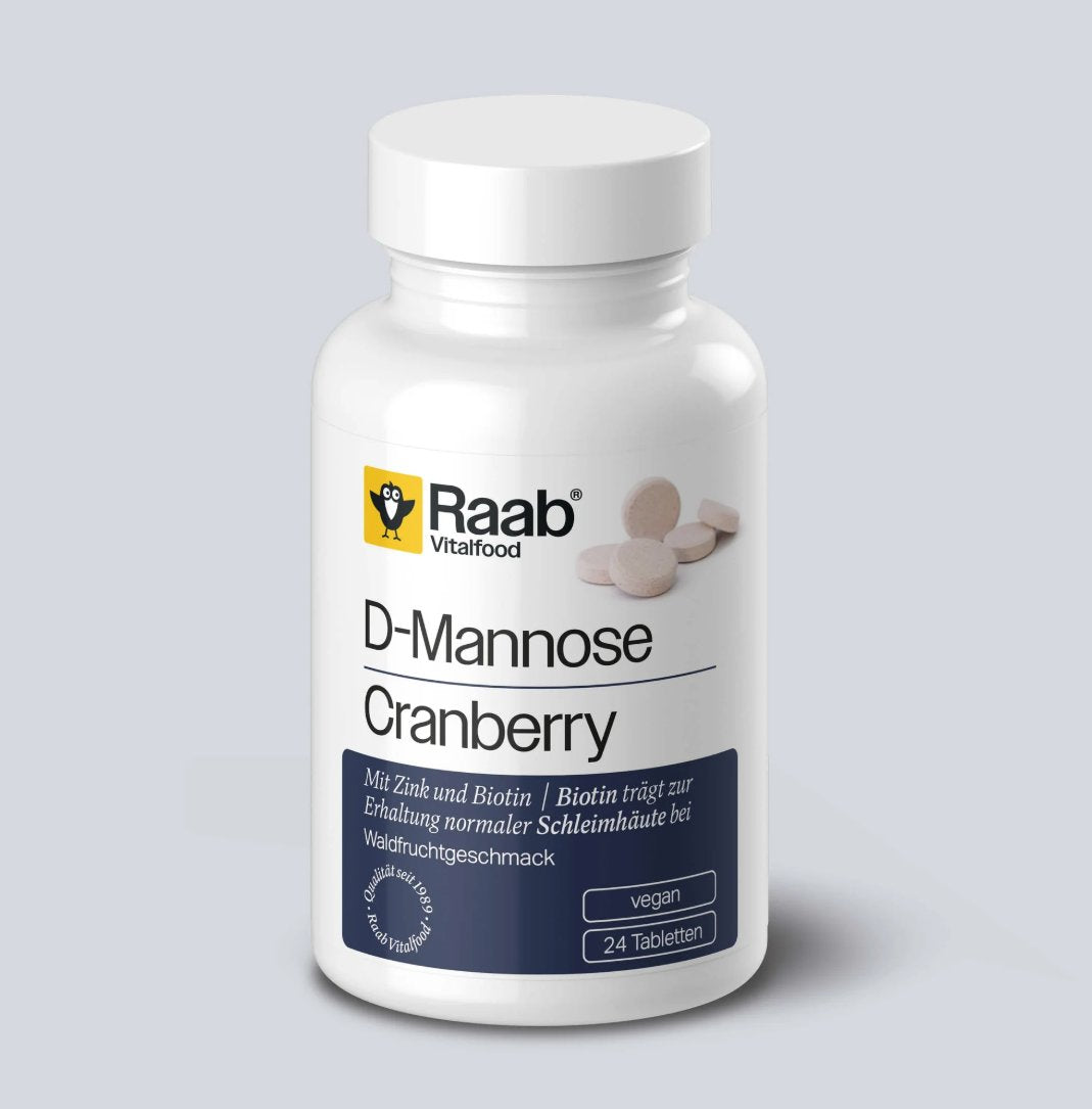 Raab Vitalfood D-甘露糖蔓越莓片，24片裝