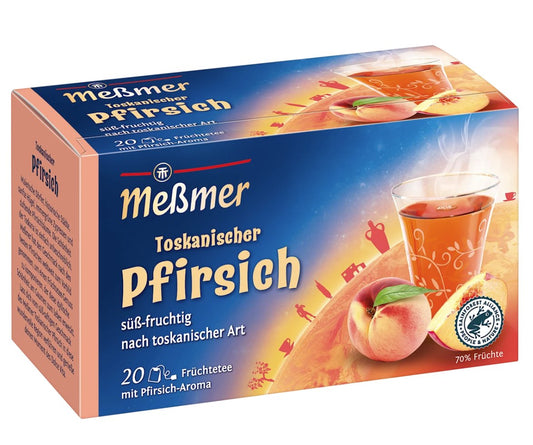 Meßmer Früchtetee Toskanischer Pfirsich (20 Beutel), 50 g