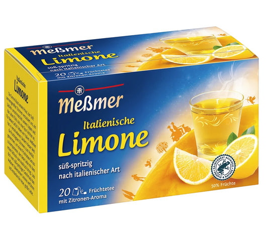 Meßmer Früchtetee Italienische Limone (20 Beutel), 50 g