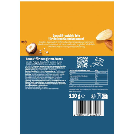 Seeberger Nussmischung, Schoko & Meersalz, 110 g