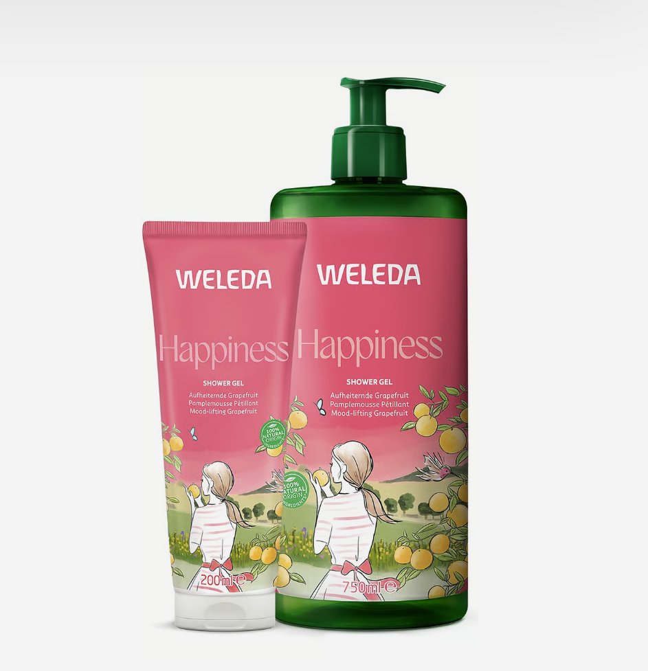 Weleda Happiness Shower Gel Grapefruit 200ml
