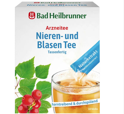 Bad Heilbrunner Arzneitee, Nieren- & Blasen Tee 1,2g*10 Stück