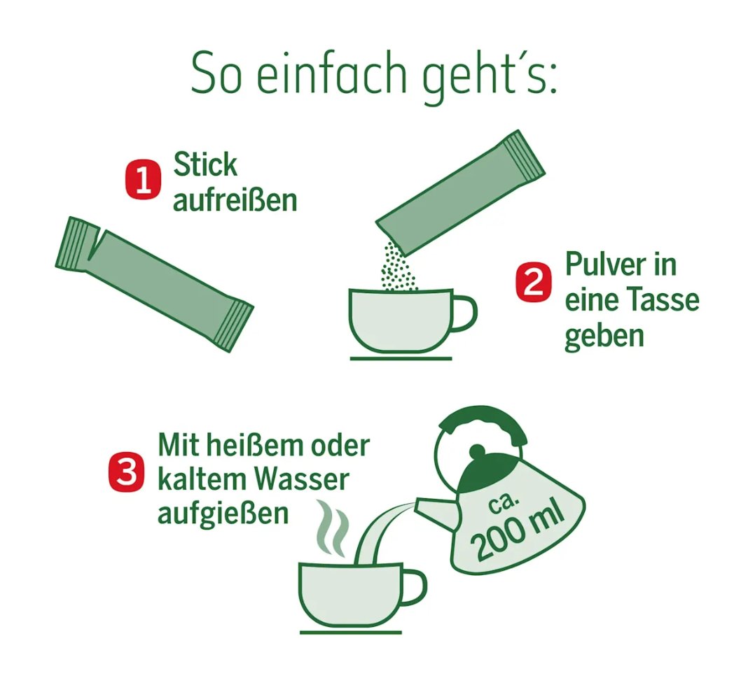 Bad Heilbrunner Teegetränk Cranberry mit Mannose (10 Stück), 12 g