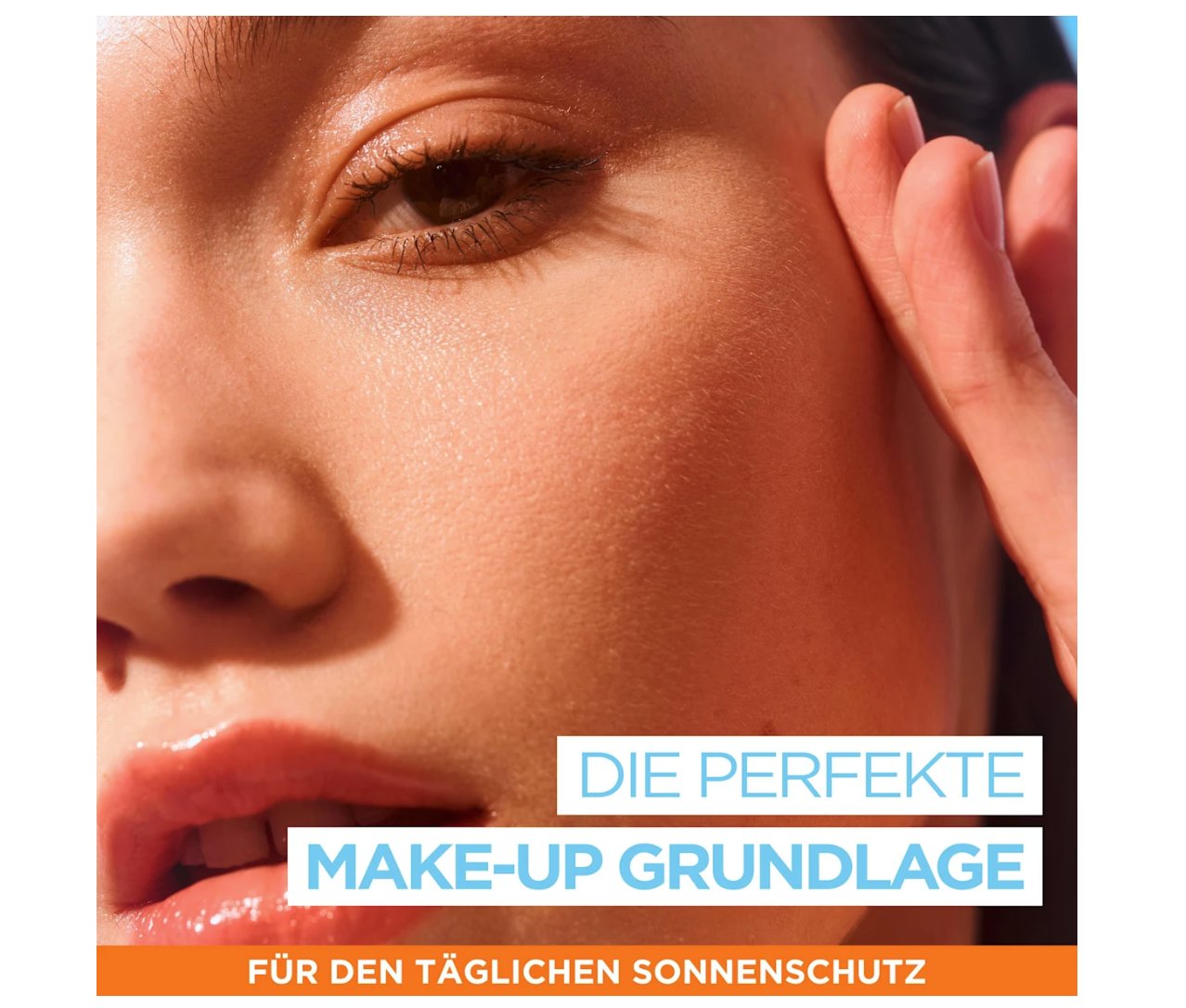 Garnier Ambre Solaire Sonnenfluid Gesicht super UV mit Hyaluronsäure, LSF 50+, 40 ml