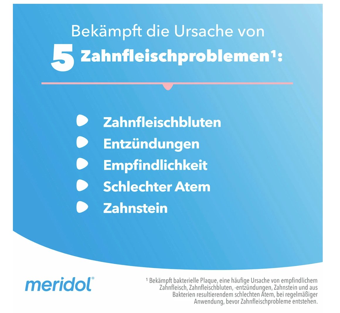 meridol 美利多 牙齦保護牙膏 （2 x 75 毫升），150 毫升