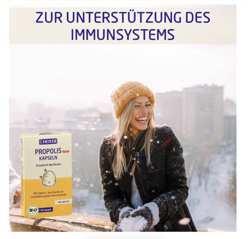Hoyer  Propolis forte Kapseln, bio 30 St.