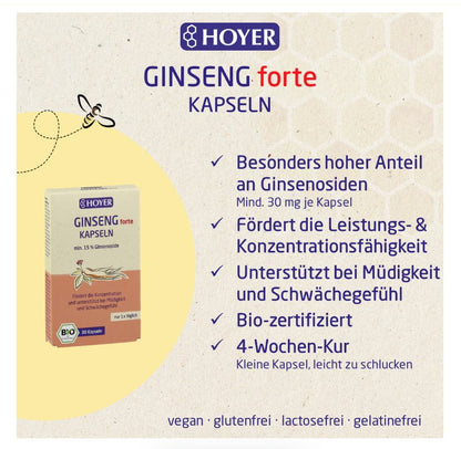 Hoyer Ginseng Kapseln 30 Stück