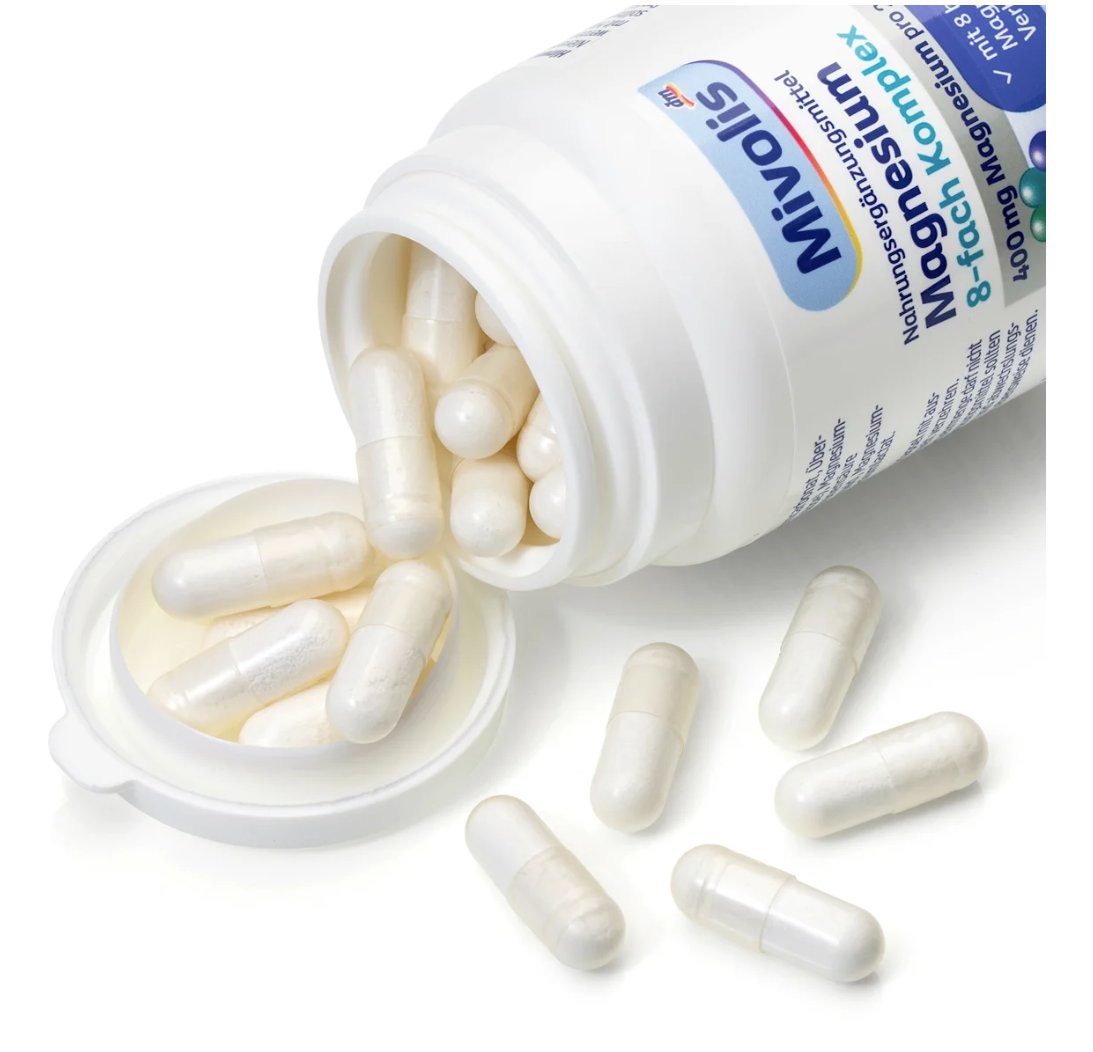 Mivolis Magnesium 8-fach Komplex Kapseln 60 St, 42 g