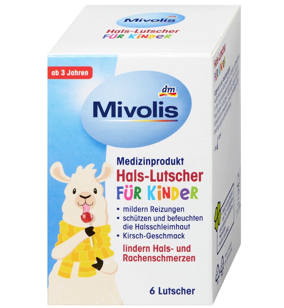 Mivolis 兒童潤喉糖，6 片，48 克