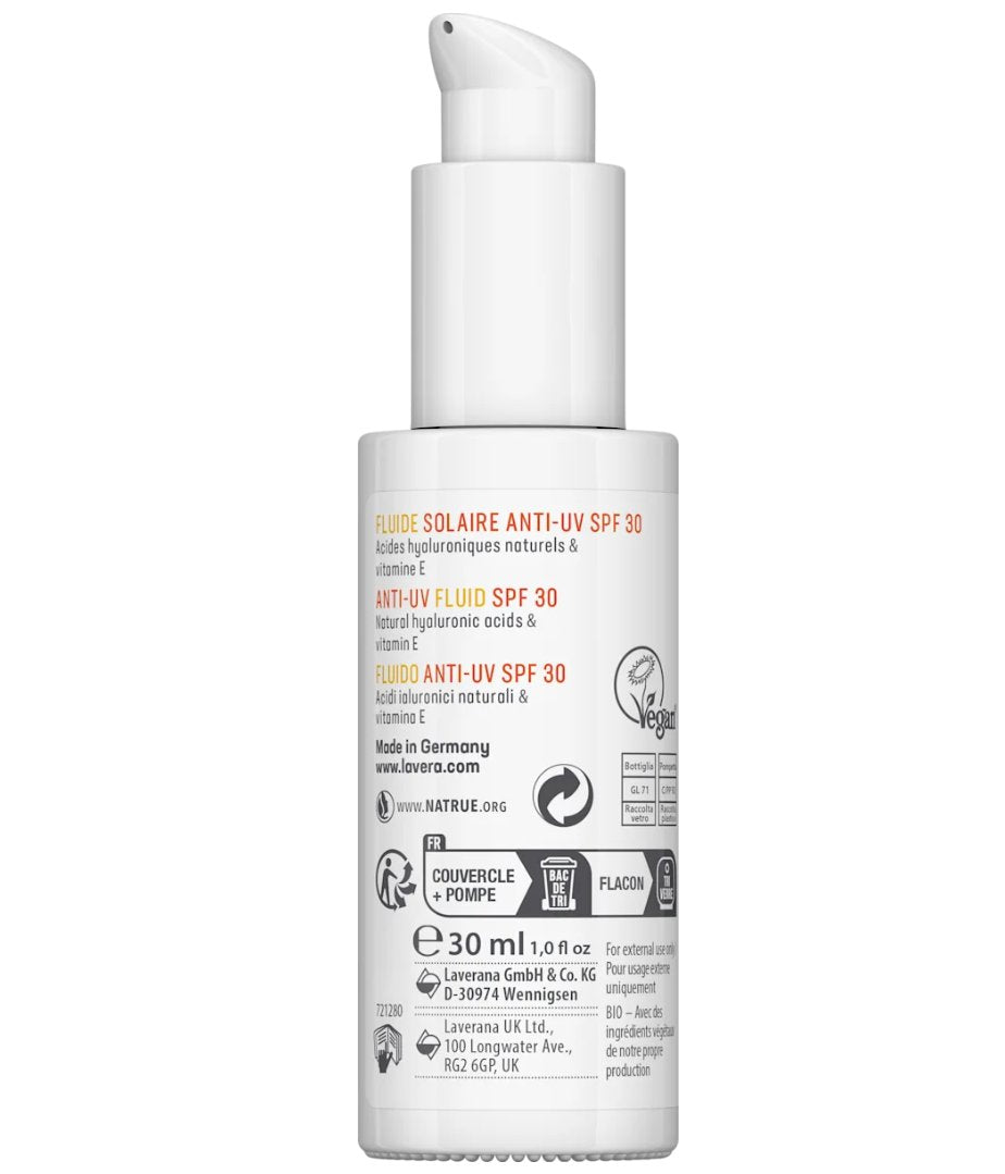 Lavera  Anti-UV Fluid LSF 30, 30ml