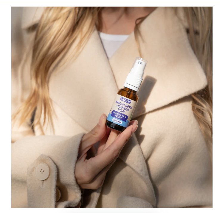 HOYAR Manuka Honig + Propolis Spray alkoholfrei 20ml