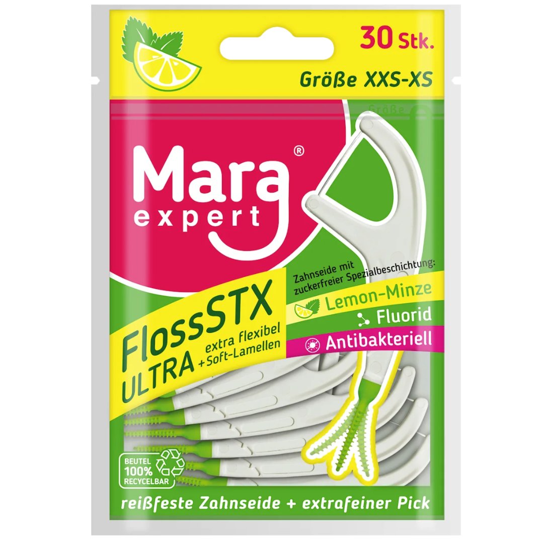 Mara 牙線棒 FlossStx Ultra，30 根