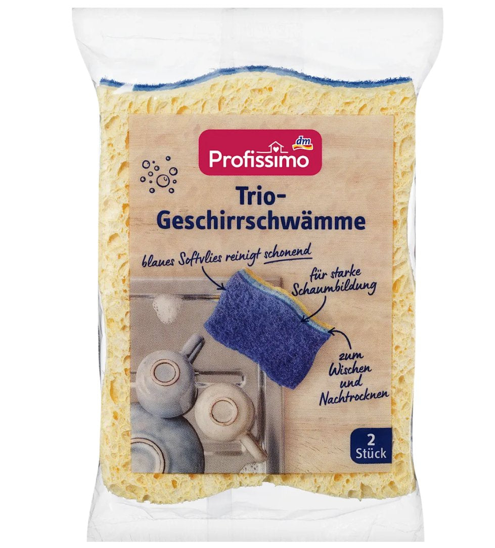Profissimo Trio-Geschirrschwämme, 2 St