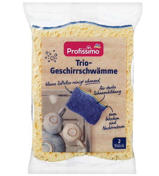 Profissimo Trio-Geschirrschwämme, 2 St