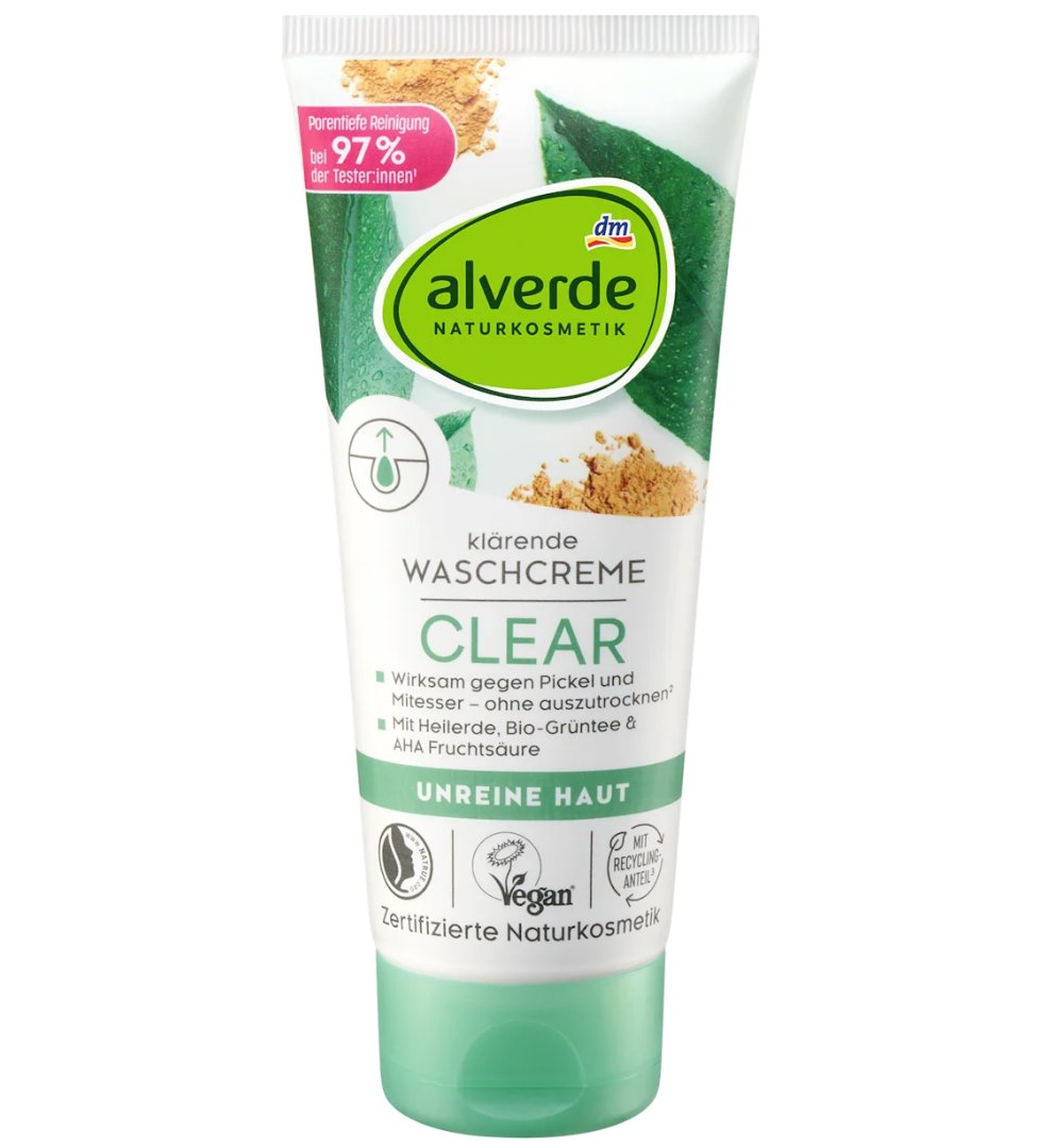 alverde NATURKOSMETIK 透明潔面霜，100 毫升