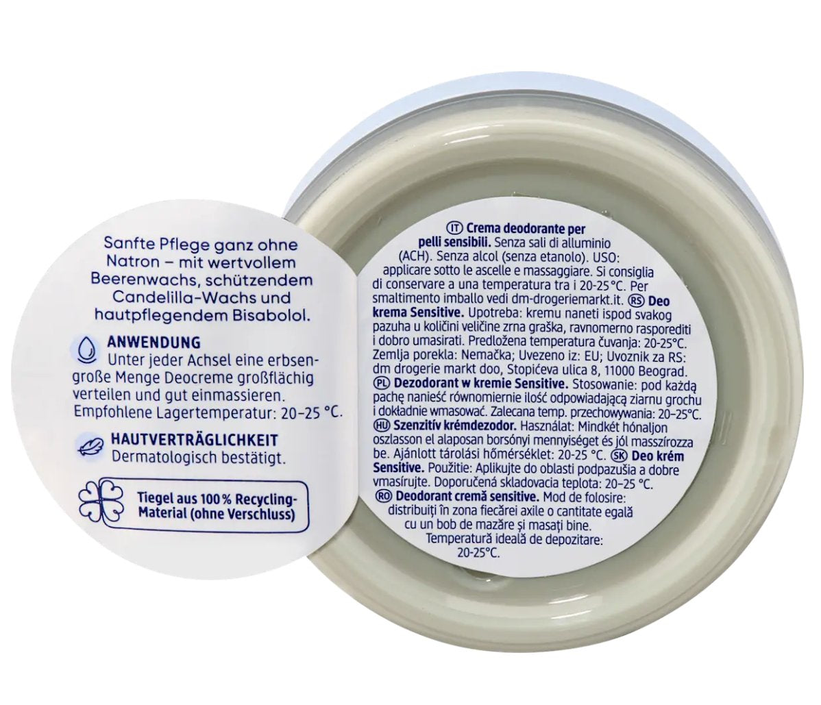 Balea Deodorant Cream Sensitive, 50 ml