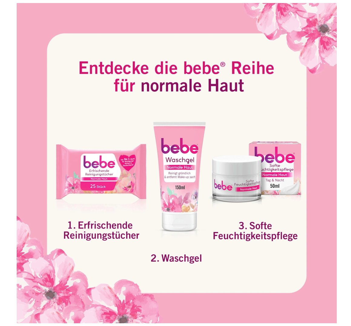 bebe 洗面乳，150 毫升