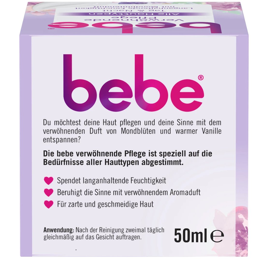 bebe Gesichtscreme Tag & Nacht, 50 ml