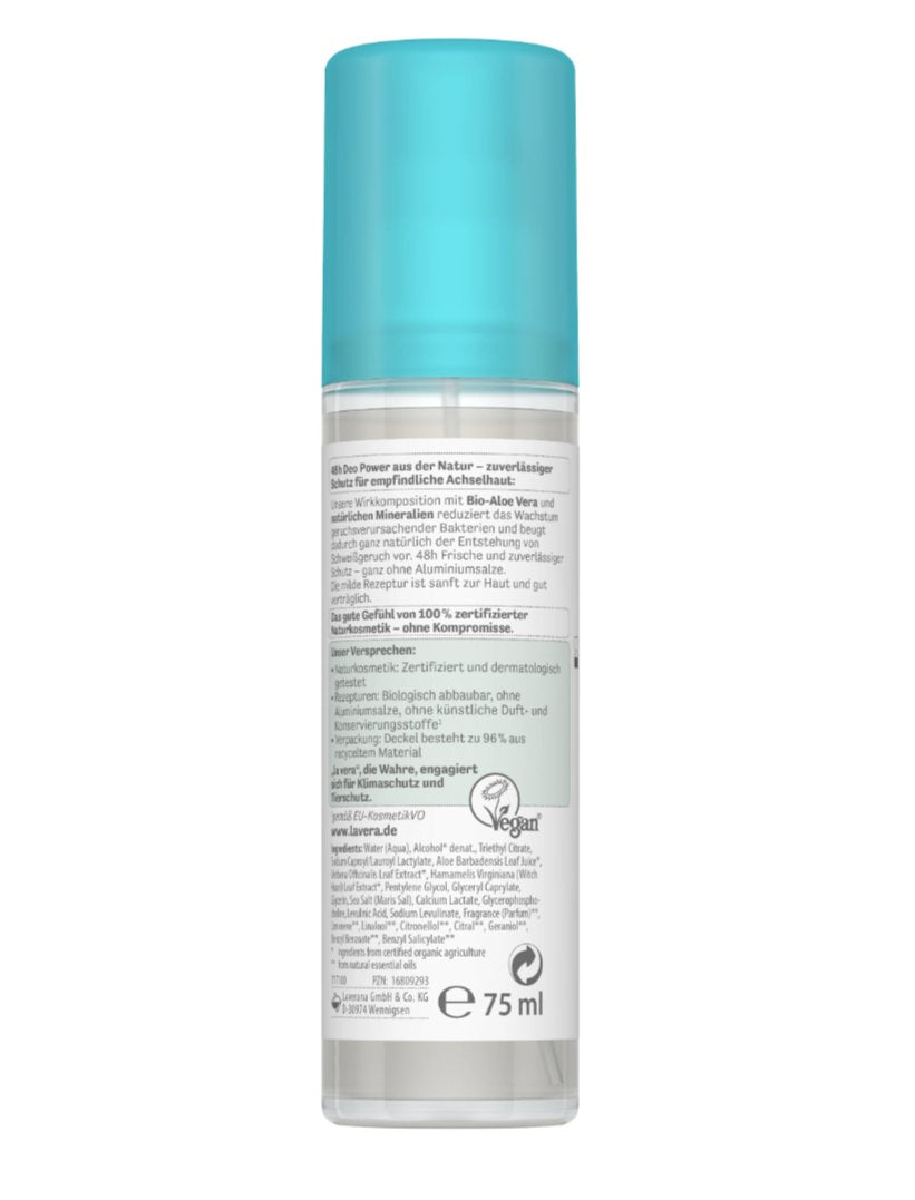 Lavera Deo Spray basis sensitive NATURAL & SENSITIVE 75ml